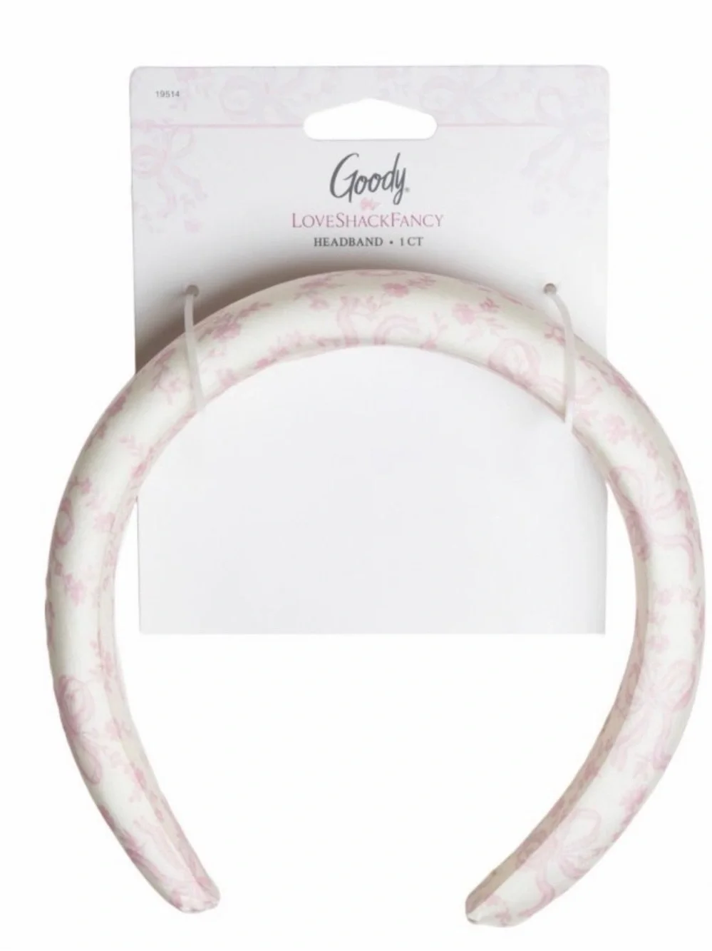 LoveShackFancy Coquette Bow Headband - Chantilly